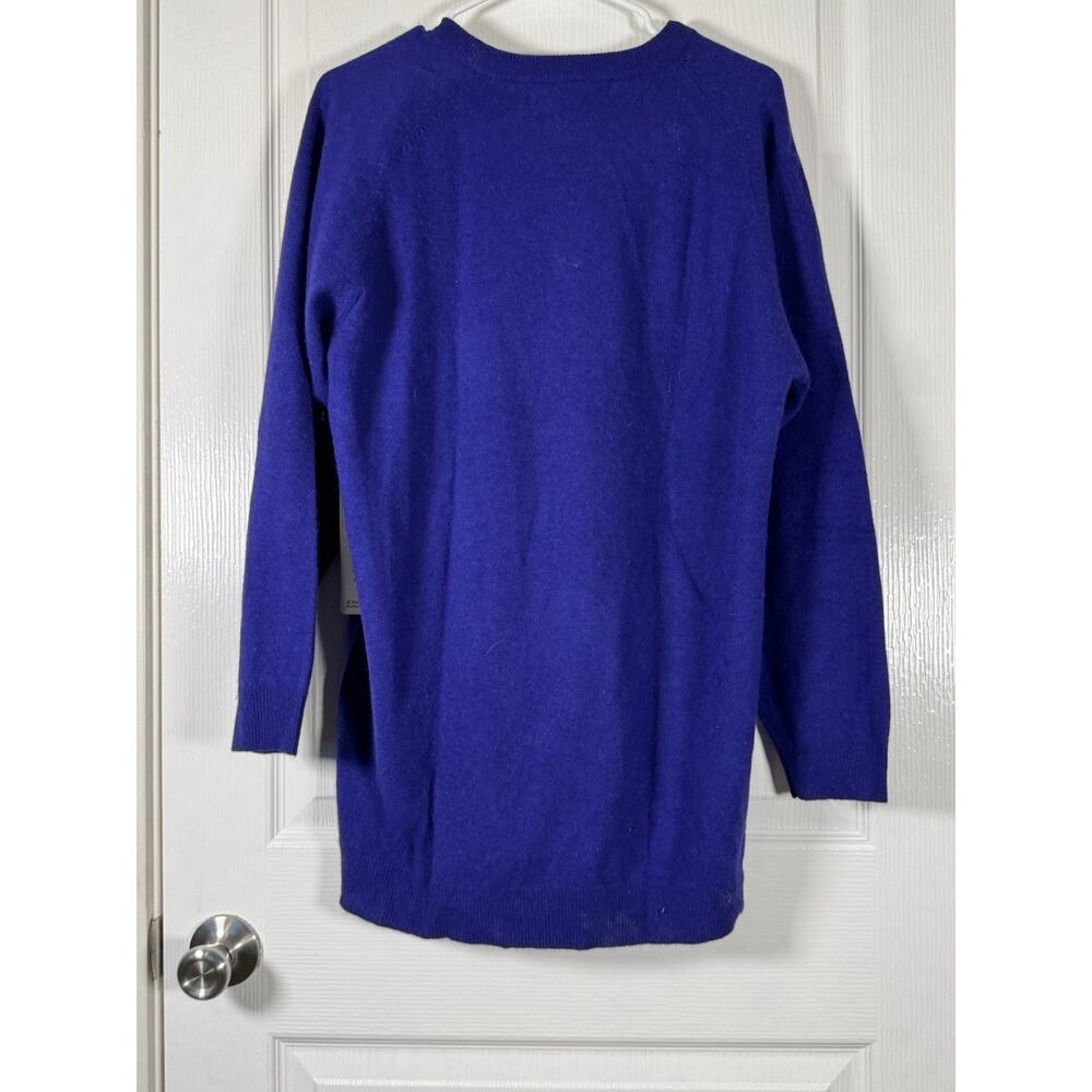 Patrick Tricot Vtg Purple Sweater lambswool, angora,nylonblend shoulderpads 80s - Picture 7 of 7